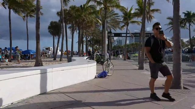 Live Beach Cam - Fort Lauderdale Beach смотреть онлайн