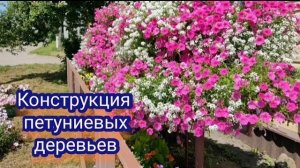 Петуниевые деревья. Схема и размеры конструкции..