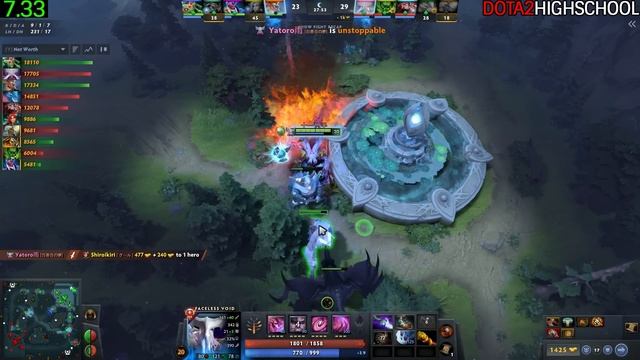 YATORO Faceless Void VS 23SAVAGE Medusa Top Pro Carry Battle Dota 2 смотреть онлайн