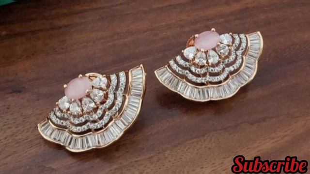 Tanishq rose gold ruby stud earrings design/Rose gold earring designs/Gold earrings/Tanishq Jewelry смотреть онлайн