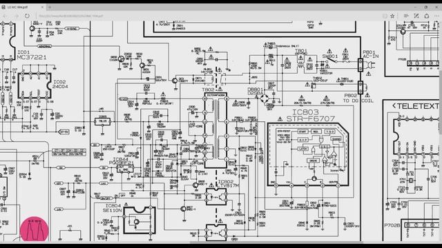 ремонт телевизора LG CF-21D79 мигает светодиод, не включается (шасси mc-994a) смотреть онлайн
