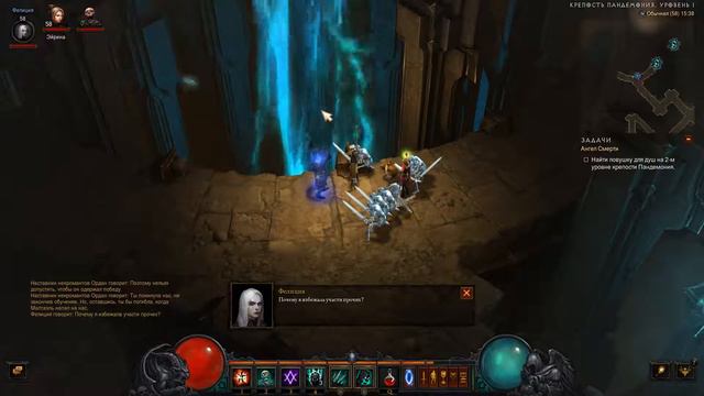 Diablo III. Прохождение. Серия 37. Нифига себе качели смотреть онлайн