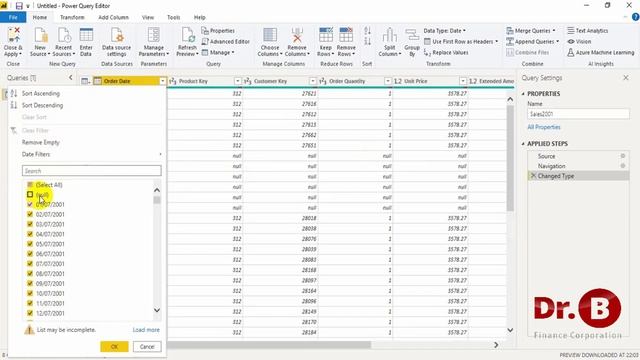 Cách Loại Bỏ Dòng Dữ Liệu Null Hoặc Blank Trong Power Query |Drb -Power Query смотреть онлайн