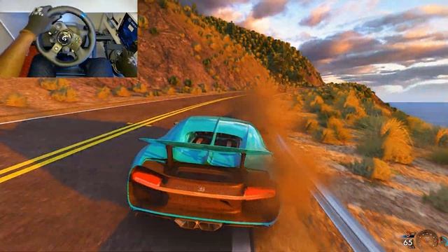 Bugatti Chiron Sport Hyper car | Assetto Corsa Max Graphics Steering Wheel Gameplay смотреть онлайн