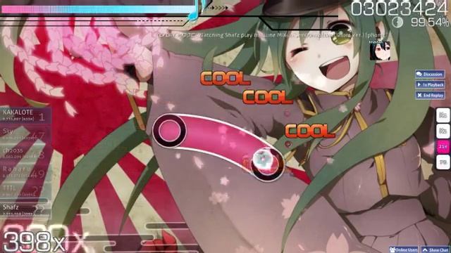 [Osu!] Hatsune Miku-Senbonzakura (Insane+HD) смотреть онлайн