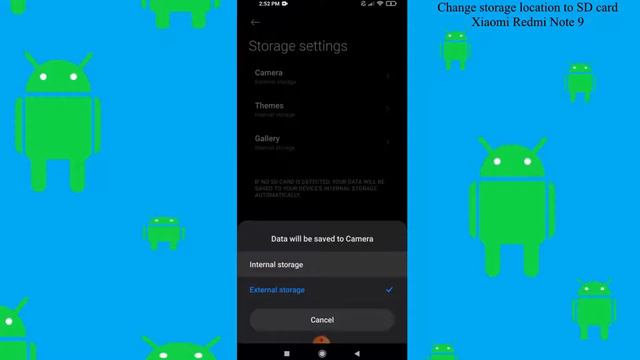 How To Change Default Storage Location To SD Card In Xiaomi Redmi Note 9 смотреть онлайн