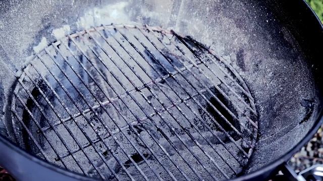 Как ухаживать за угольным грилем Weber: чистка решетки и котла смотреть онлайн