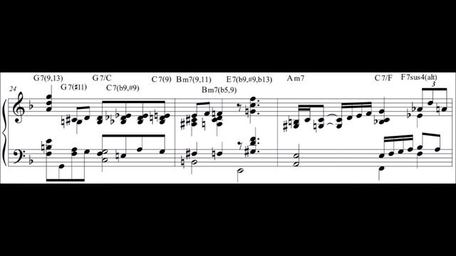[Ballad Jazz Piano] Somewhere Over the Rainbow (sheet music) смотреть онлайн