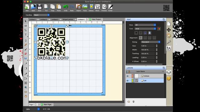 How to: Designing a QR Code [Sure Cuts A Lot (SCAL) & Starcraft Create Software HD] смотреть онлайн