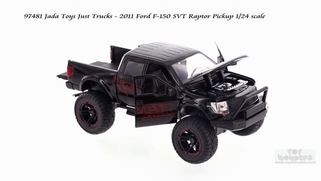 97481 Jada 2011 Ford F-150 SVT Raptor Pickup 1/24 Scale смотреть онлайн
