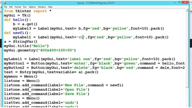 Python GUI: Adding Event to menu list Tutorial# 11 смотреть онлайн
