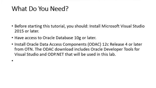 Intro to C# NET and Oracle смотреть онлайн