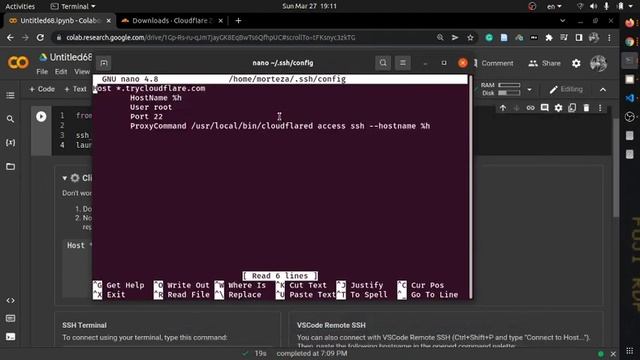 SSH to Google Colab via Terminal or VSCode смотреть онлайн