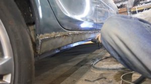 Замена порогов кузова и защита от коррозии, ремонтируем и перевариваем гнилые пороги в Томске