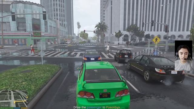Kerja Jadi Supir GRAB-CAR Bawa Honda Civic FD! GTA 5 Mod Indonesia смотреть онлайн