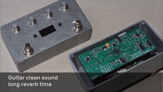 D|E|SP - ESP32 based guitar DSP pedal, testing reverb + PSRAM смотреть онлайн