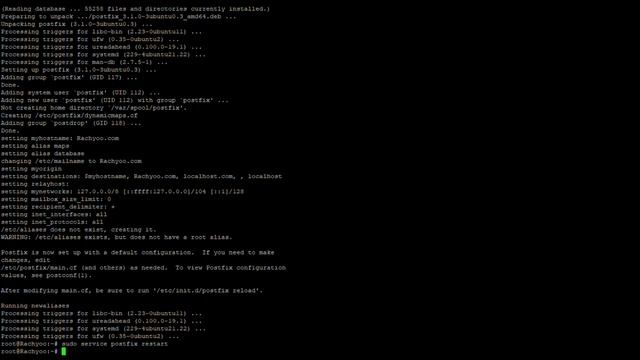 Mailserver Ubuntu 16.04 SMTP смотреть онлайн