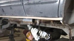 Jeep Grand Cherokee кузовной ремонт левого порога (1 часть)