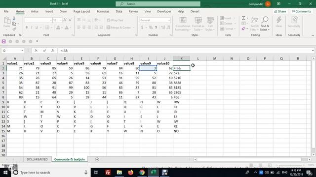 Excel TEXT Series 10 - TEXTJOIN, CONCANATE, DOLLAR & FIXED Formula in Excel смотреть онлайн