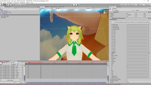 VRCHAT Creative Tutorial 3 - Face Expression [Skinned mesh renderer] смотреть онлайн