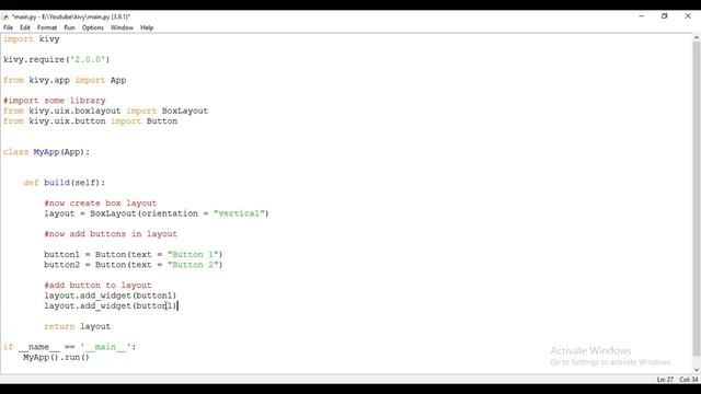 Kivy Box Layout | Kivy Tutorial For Beginner | Kivy 2.0.0 смотреть онлайн