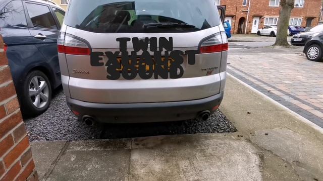 Ford S Max 2.5T: 3" cat back exhaust sound. смотреть онлайн