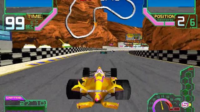 Ace Driver: Victory Lap - Namco System 22 - Yellow Car - High Speed Circuit - 15 Laps - Full Race смотреть онлайн