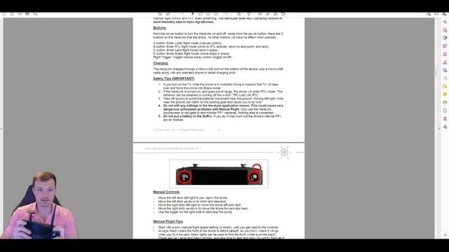 Operations Manual Part 2: Spray Drone Basics & RC