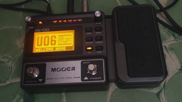 Mooer Ge100 ,Metallica-Welcome Home Sanitarium,tono(Demo)