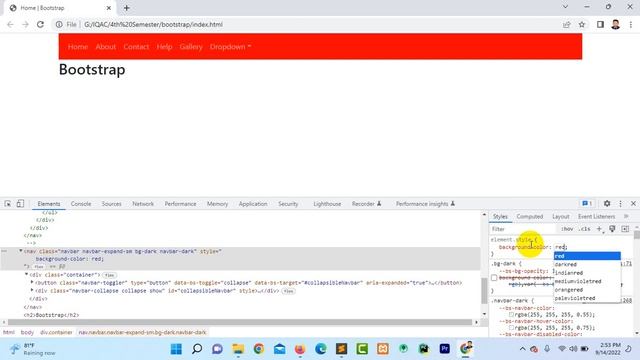Bootstrap basic Navbar, Carsoul, Modal Class 06 4th Sem смотреть онлайн