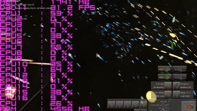Star Swarm Stress Test на Intel Xeon E5-2670 в паре с gtx1060 смотреть онлайн