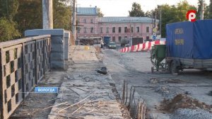 Работы на Октябрьском мосту Вологды приостановлены