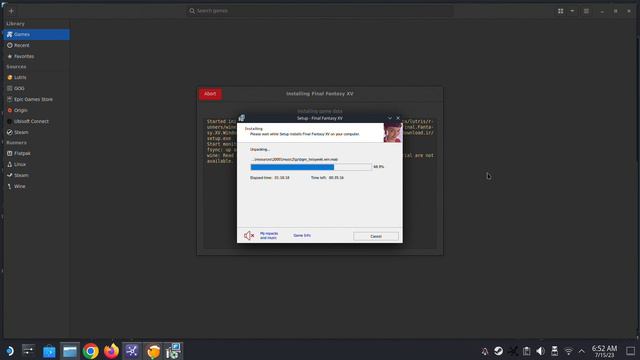 Final Fantasy XV Windows Edition On Steam Deck | Lutris Install Tutorial #finalfantasyxv #quack