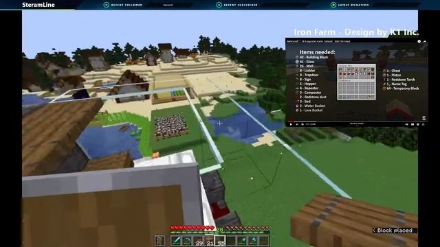 Live Survive S1E10 - Stonks(Iron Farm) | Minecraft Survival | Minecraft Java | StreamLine смотреть онлайн