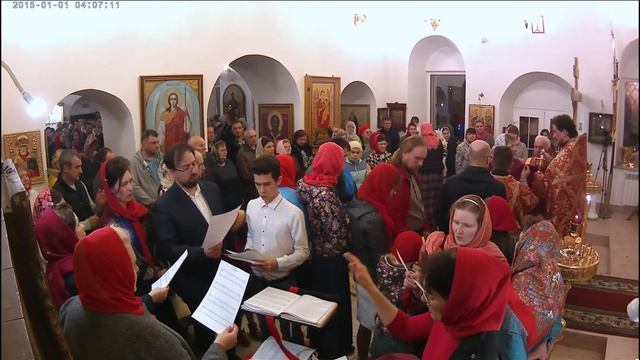 Церковное пение "Тело Христово" Ю. Зуева. смотреть онлайн