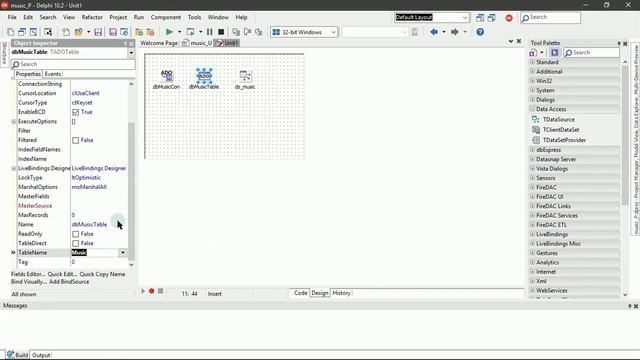 01 Connecting Delphi Form to Access Database смотреть онлайн
