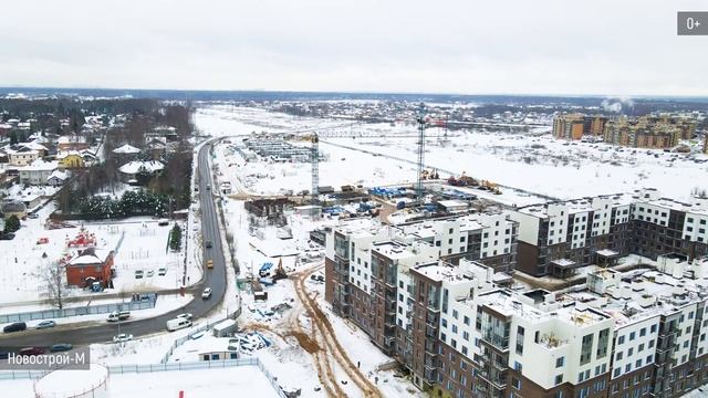 Обзор с воздуха ЖК «Императорские Мытищи» (аэросъемка: декабрь 2021 г.) смотреть онлайн