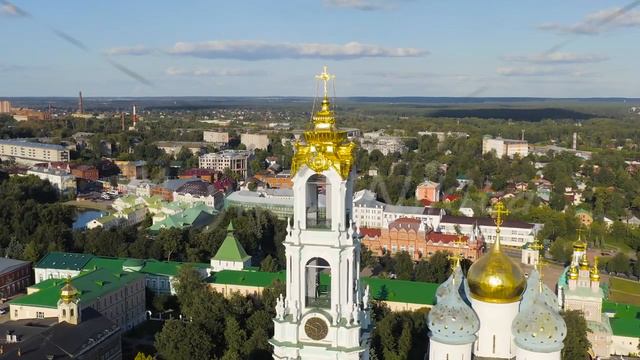 Sergiev Posad, Russia. The Trinity-Sergius Lavra Is The Largest Male Monastery Of The Russian Ortho