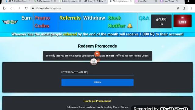 reupload?2021 JANUARY ALL 56 CODES! ON [RBLX.LAND/CLAIMRBX.GG/RBXSITE/RBXSTORM/EZBUX.GG/BLOX.LAND]? смотреть онлайн