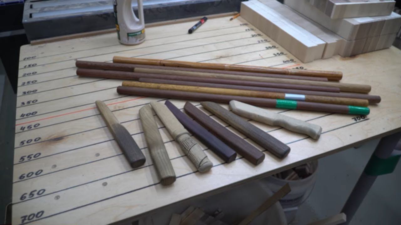 Making Wooden Training Knives And Sticks