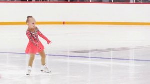 Фигурное катание. Юный фигурист 4 года, 2 место Василиса Халецких 2018г.р.