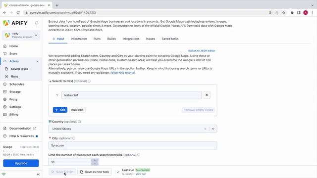 How to overcome the Google API limit of 120 places with Google Maps Scraper смотреть онлайн