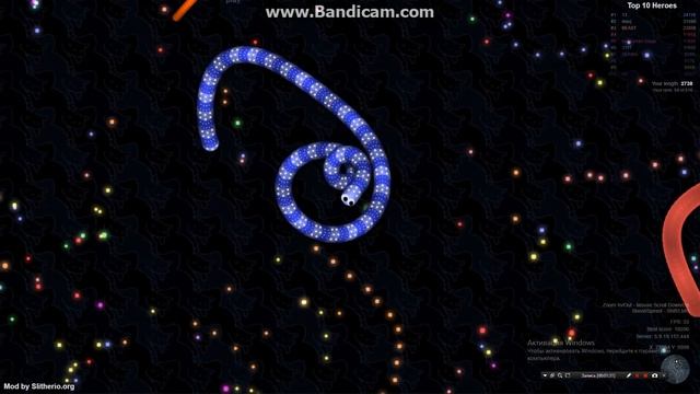 Для новичков.Как играть играть в slither.io смотреть онлайн