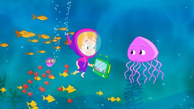 Aprende Los Colores Con Groovy El Marciano Y Phoebe | Dibujos Animados Educativos