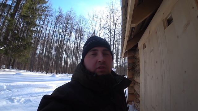 Медведоустойчивая изба | Укрепляем окно | Делаем ставни | Sub ENG смотреть онлайн