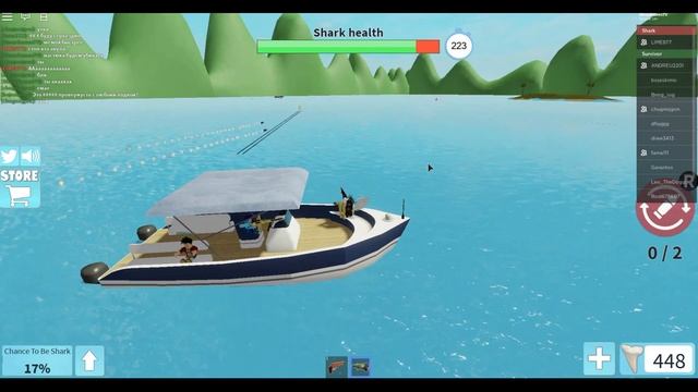 УКУС АКУЛЫ SharkBite В РОБЛОКС!ЛОДКИ ПРОТИВ АКУЛ В ROBLOX! смотреть онлайн