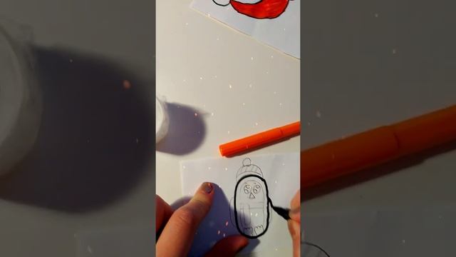 Новогодние наклейки своими руками без двухстороннего скотча смотреть онлайн