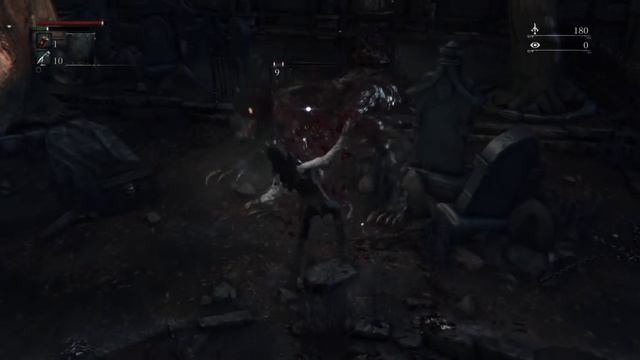 Bloodborne - Killing the first enemy. смотреть онлайн