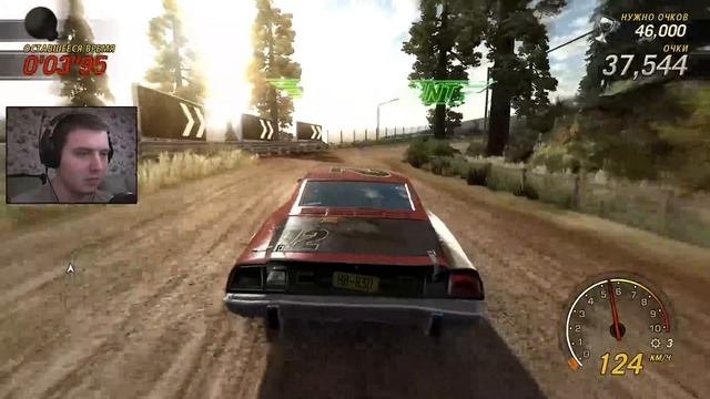 ТРЮК С ОГНЕННЫМ КОЛЬЦОМ! – FlatOut: Ultimate Carnage - #14 смотреть онлайн