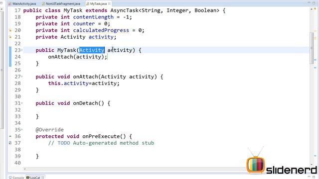 188 AsyncTask Rotation Example Part 2 | смотреть онлайн